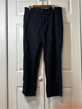 Polo Ralph Lauren Classic Fit Linen Blend Navy Pants Men’s 36x30 Preppy